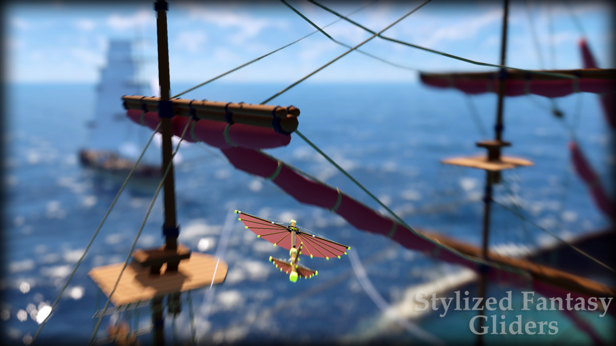 Stylized Fantasy Gliders - By Yorakeys