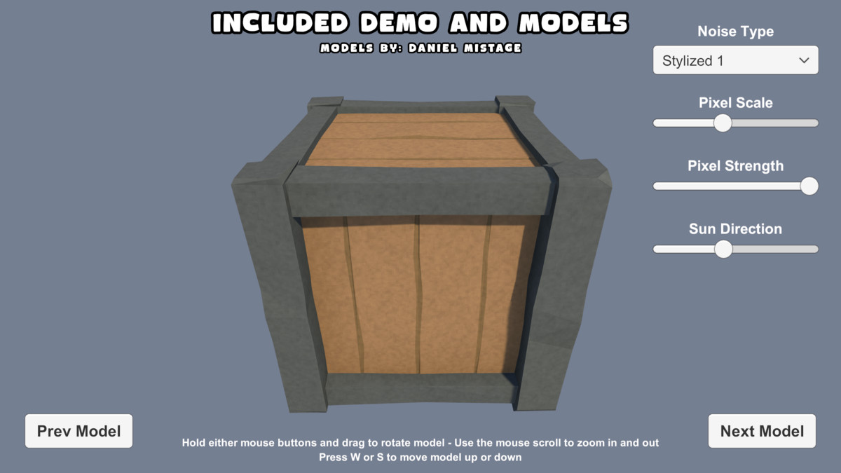 Pixelated Surface Shader