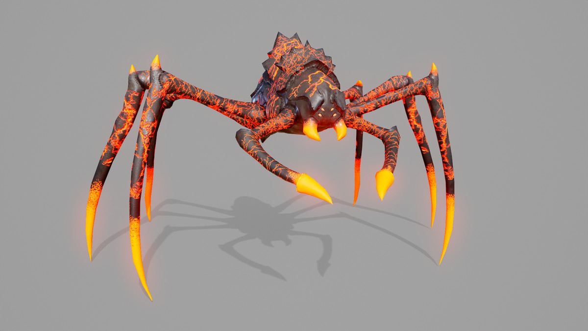 Stylized_Spider_4 7 Skin Variants Pack