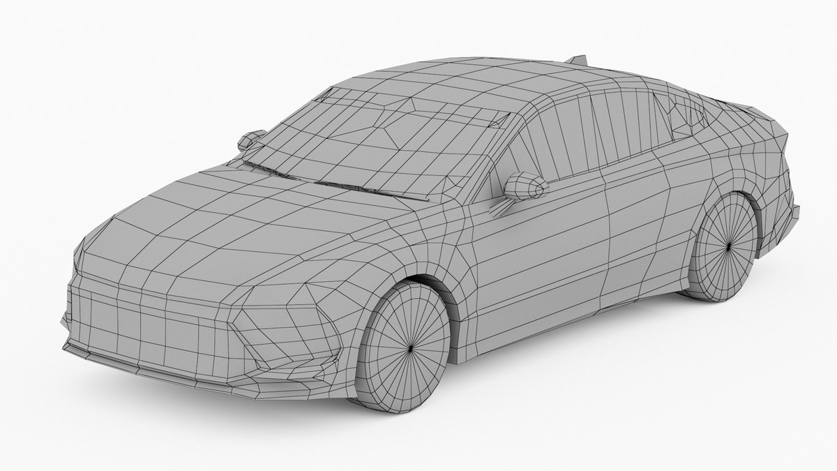 Sedan Low Poly Cars Pack