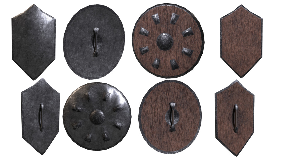 Modular Melee Swords & Shields Pack | Low Poly Stylized Procedural Weapon Pack