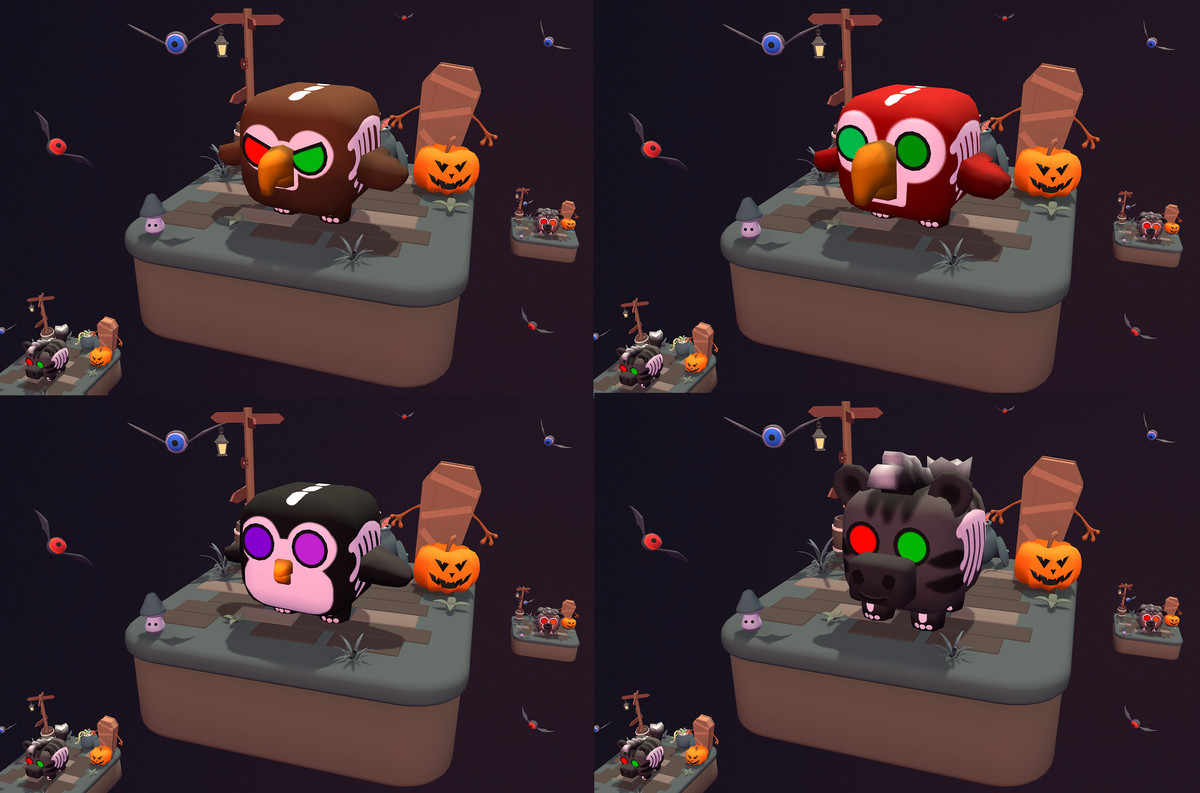 CuteMagic - Cube Animals Pack: Spooky Edition