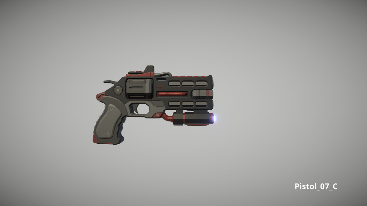 Cyberpunk Armory - Low Poly