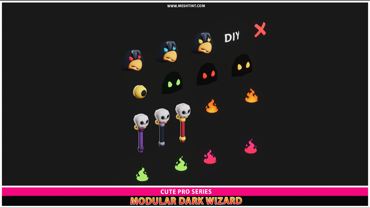 Monsters Ultimate Pack 11 Cute Pro Series