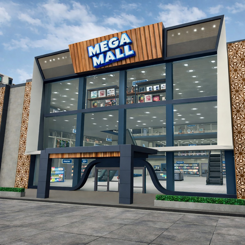 Mega Mall /Super Market (Realistic 3D Environment for Unity)