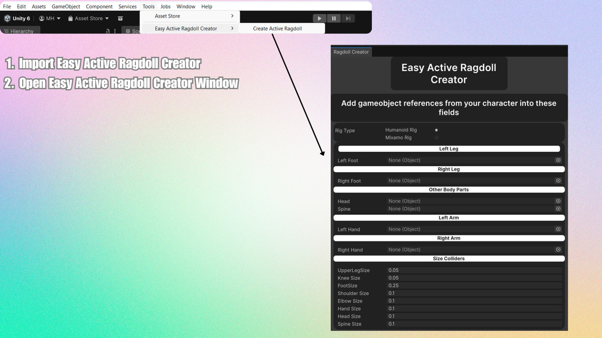 Easy Active Ragdoll Creator