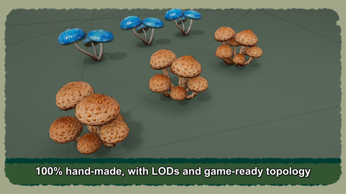 PIDI - COSY: Stylized Mushrooms Vol 2