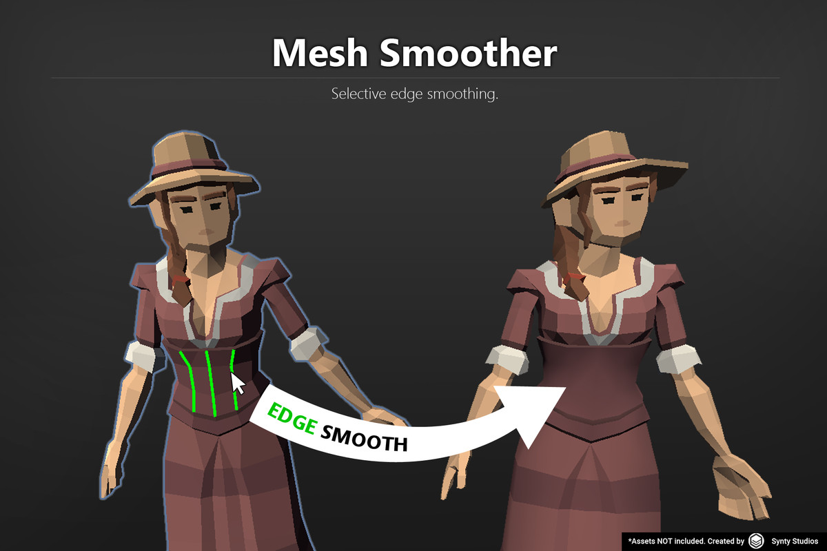 Mesh Tools Bundle 2 - Extract, Double, Paint, Smooth, UV
