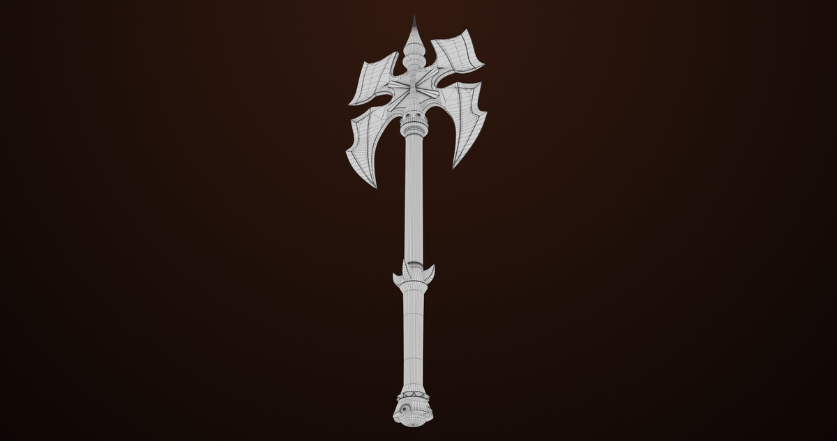 Battle Axe 03 URP HDRP Textures