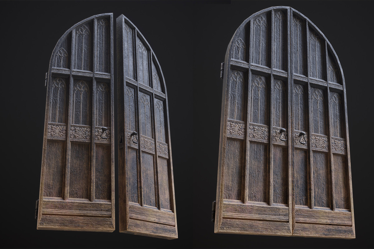 Five Old Doors