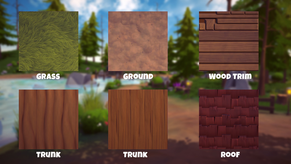 Lakeside–Stylized Nature Environment