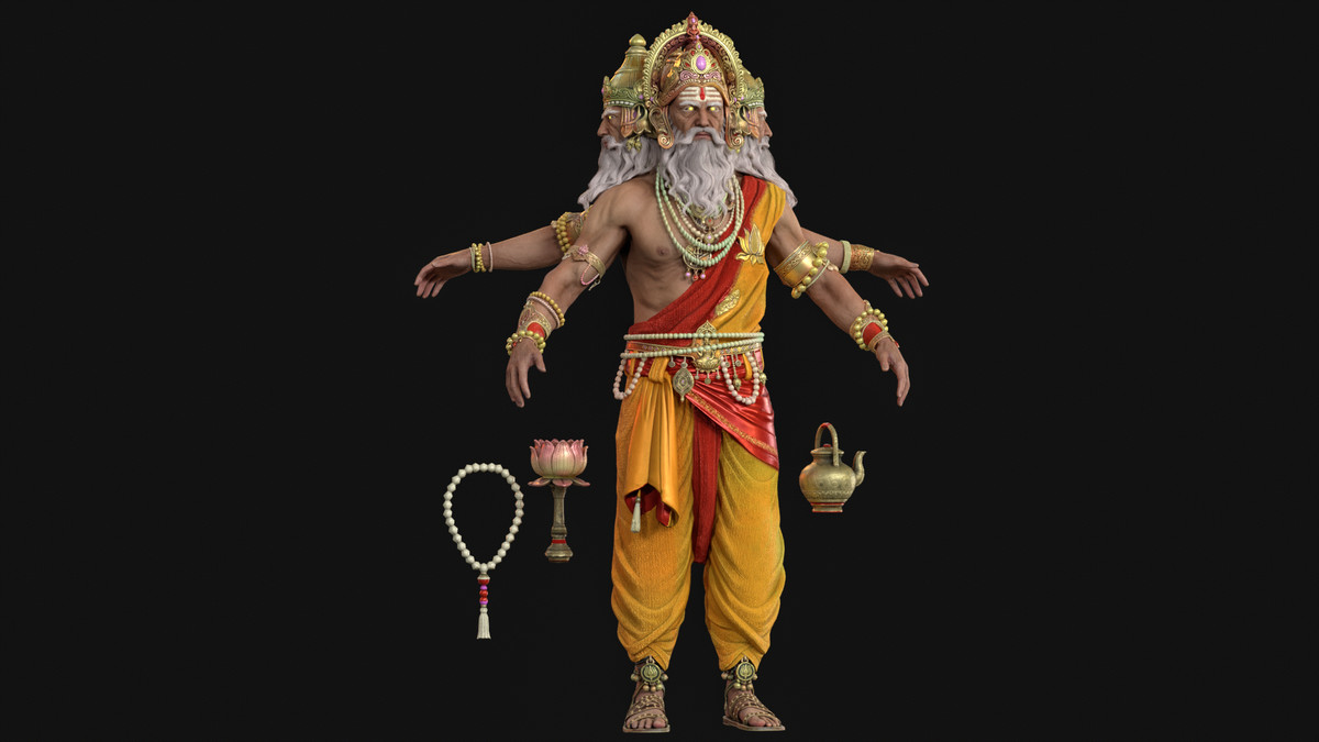 Indian God Brahma