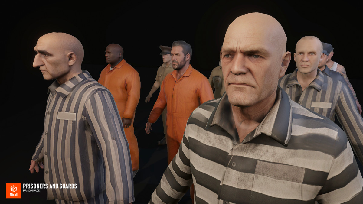 Prisoners and guards - Prison pack