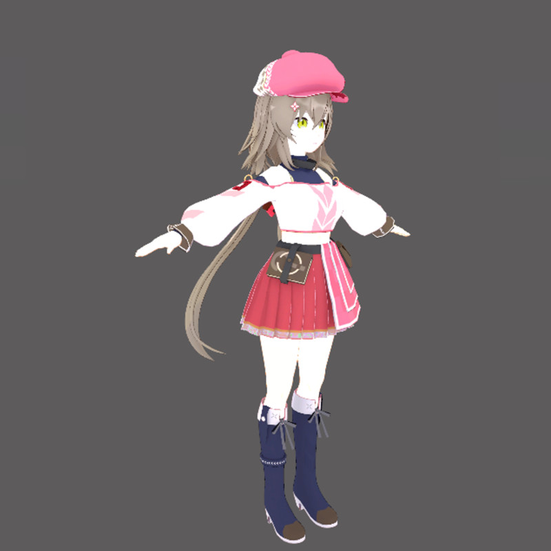 Anime Character Cap Girl