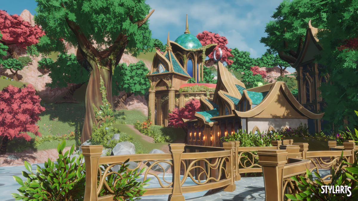 Stylized Elven Valley