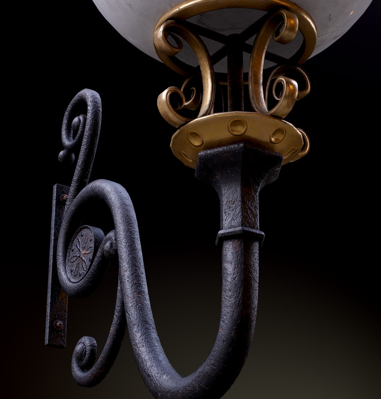 Round Street Lamp