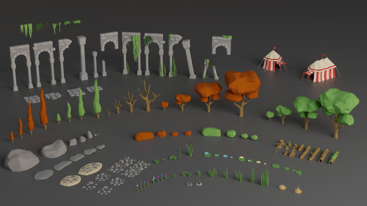Sunny Meadows - Environment Pack by Soldium