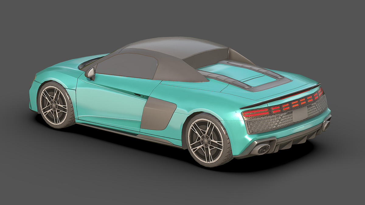 Sedan Low Poly Car 1
