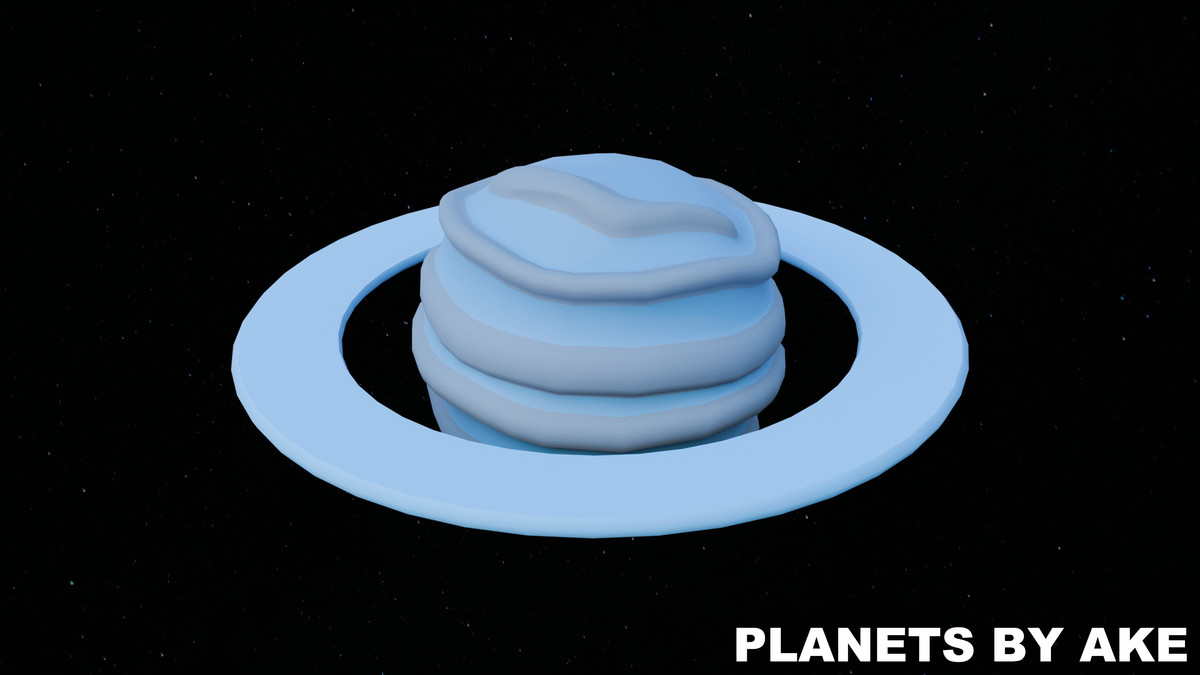 Planets - Stylized Low Poly Asset Pack by Ake
