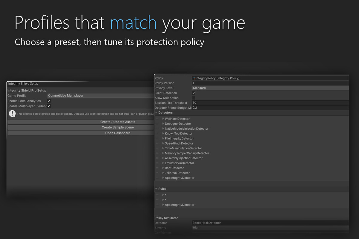 Integrity Shield Pro - Anti-Cheat, Tamper Detection & Protected Saves