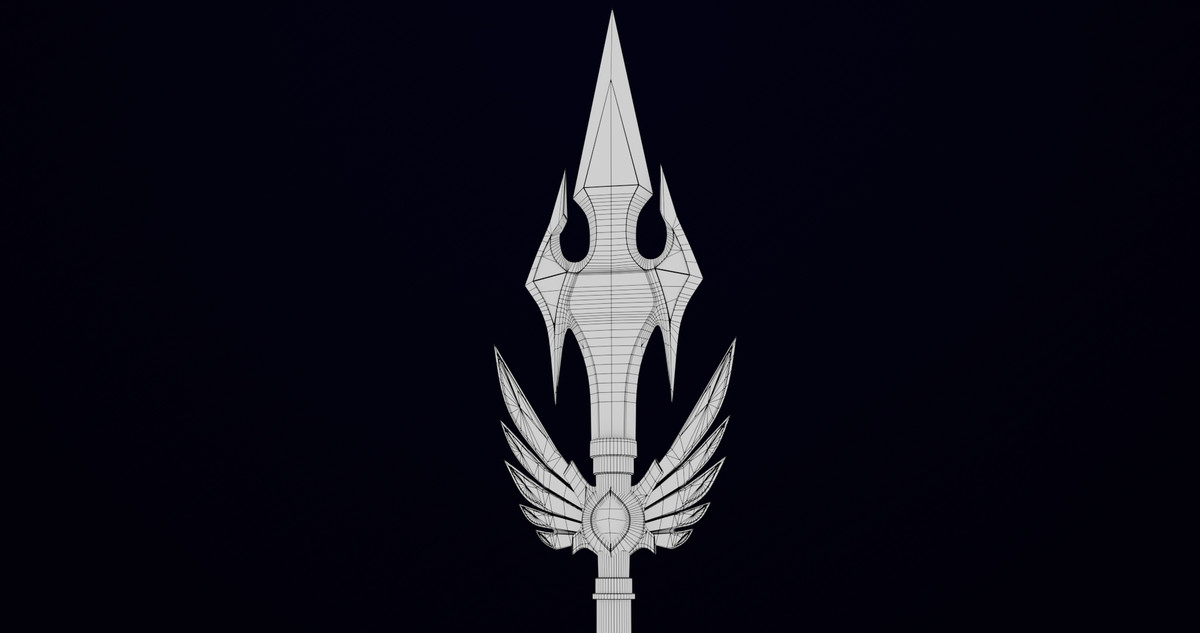 Fantasy Trident 05 URP HDRP Textures