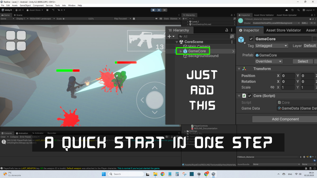 REDLINE : Top-Down Shooter