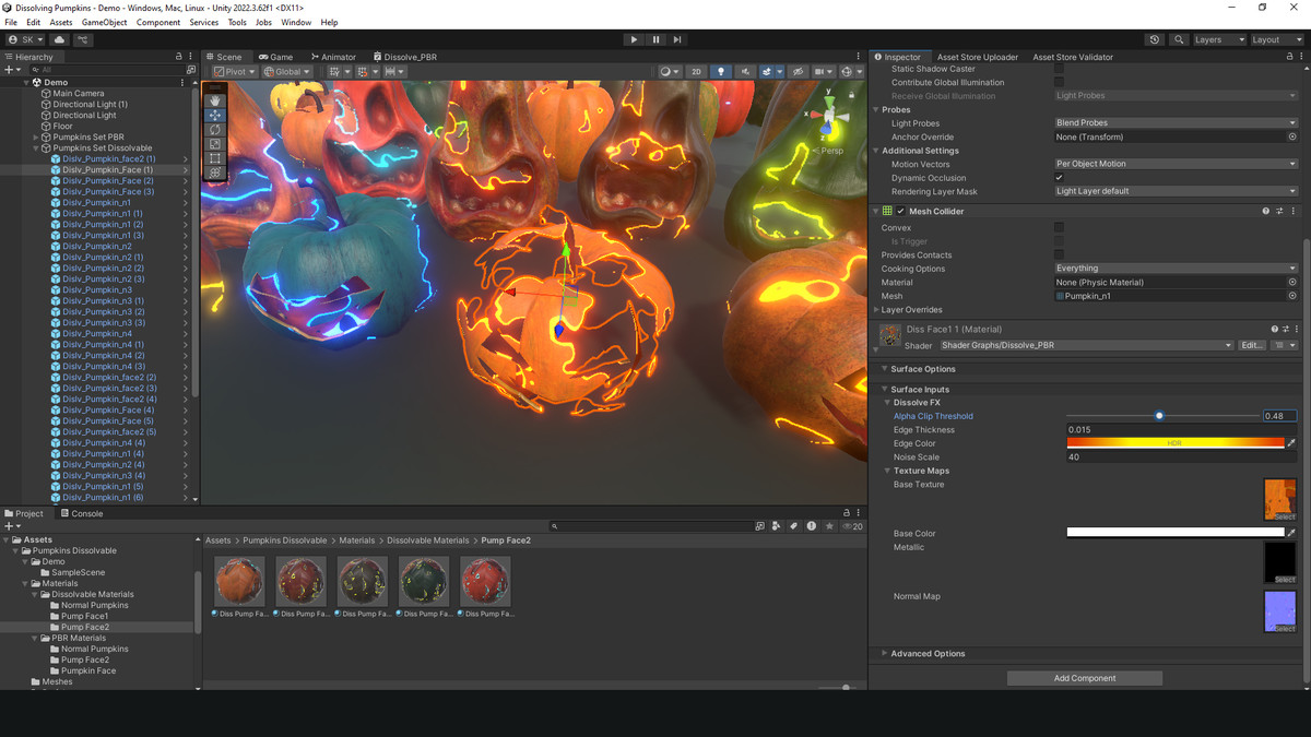 Dissolvable Pumpkins (Halloween Pack)