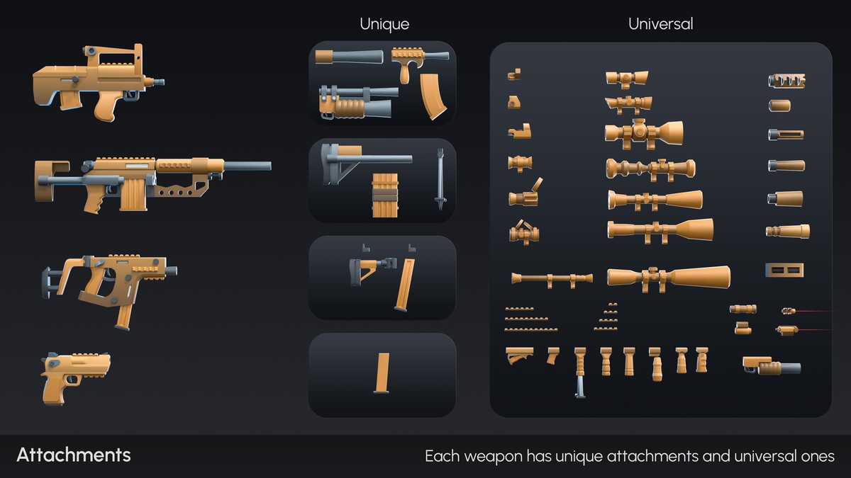 Cartoon Weapons - Low Poly 3D Models Pack