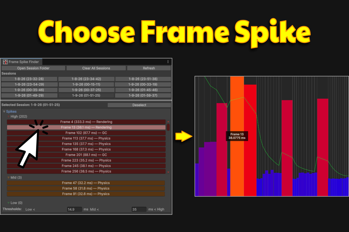 Frame Spike Finder