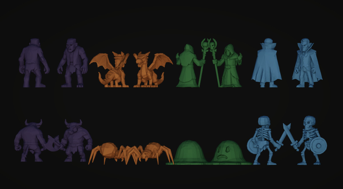 Pixit3D - ToyMonsters Rigged