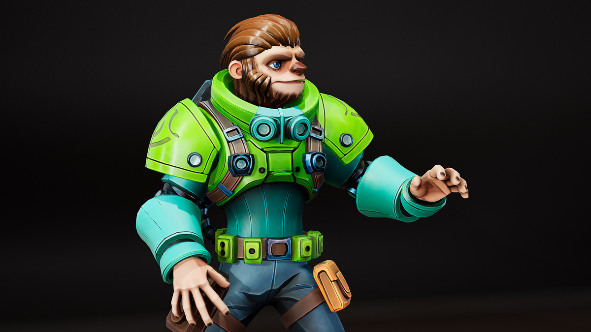 Stylized Sloth Engineer 01