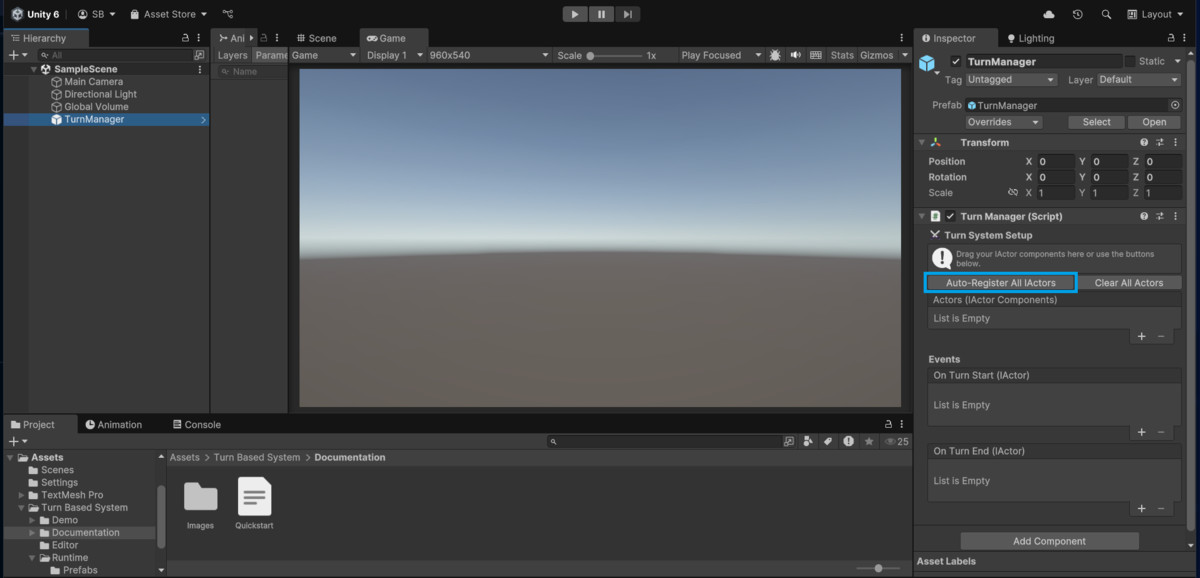 Flexible and Easy Turn-Based System