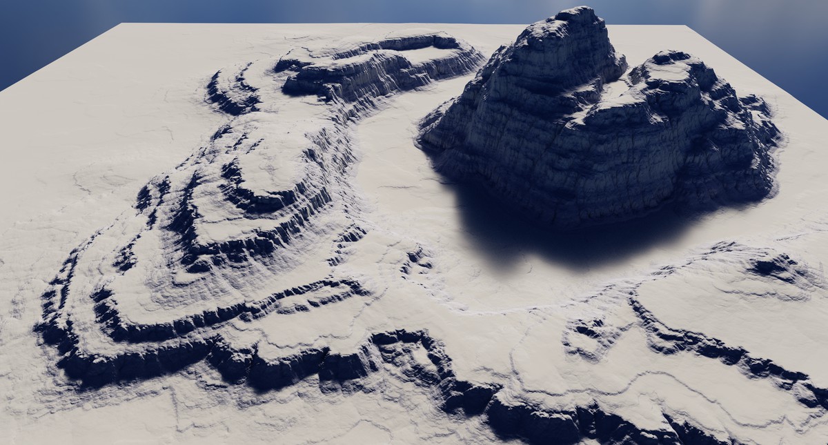 Terraced Canyon Shapes - StampIT!