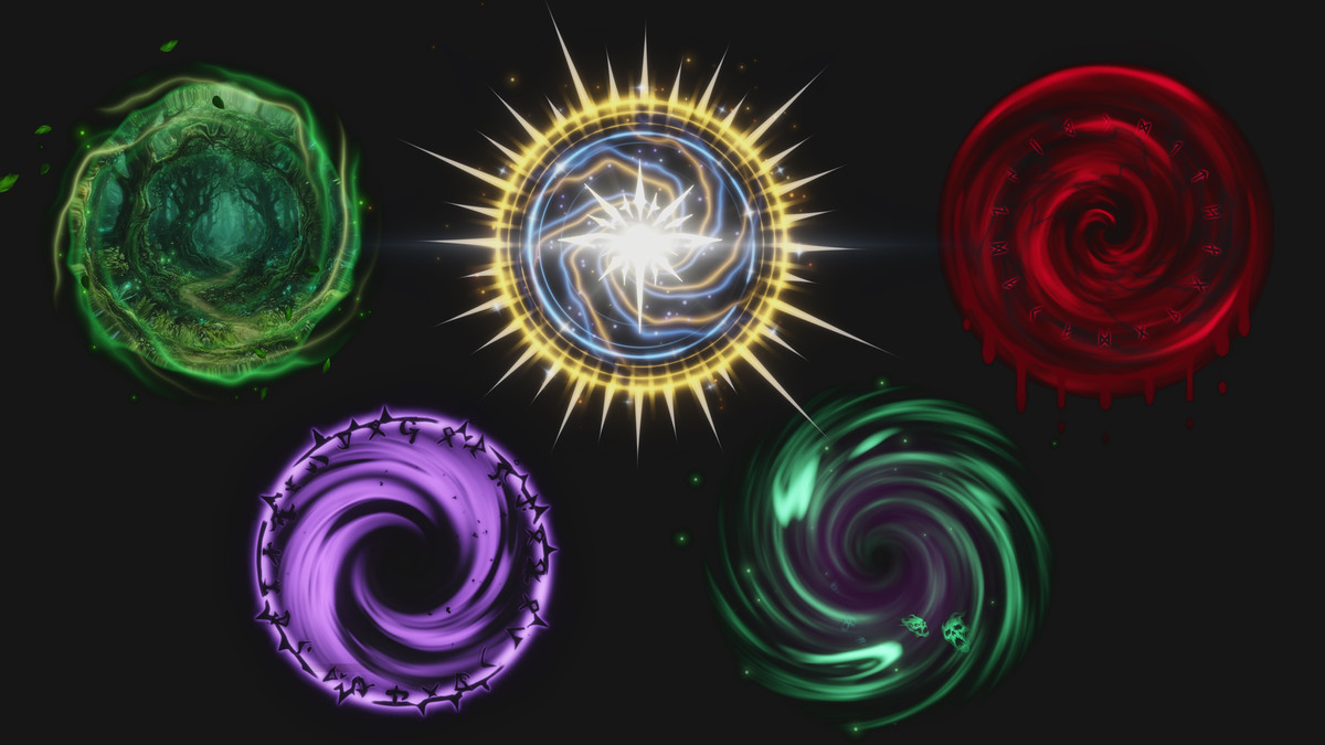 Stylized Portal VFX — 15 Procedural Portals