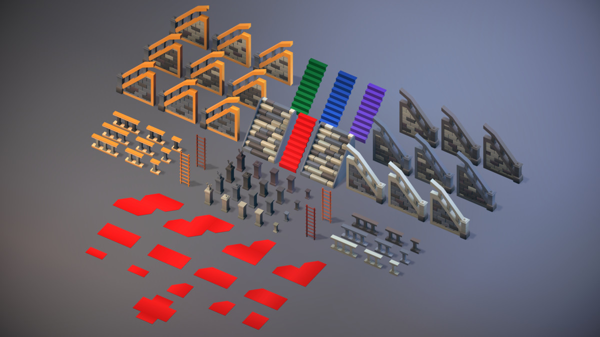 Voxel Valley Castle Pack LITE