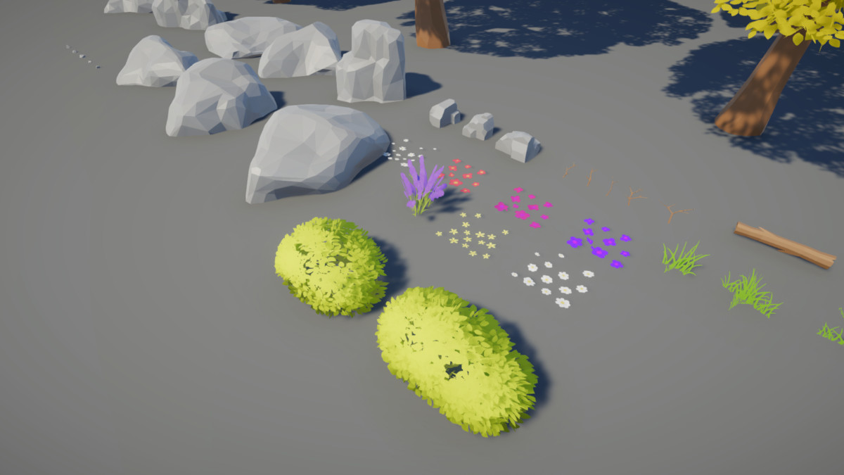 VERDANT Low Poly Modular Medieval Village