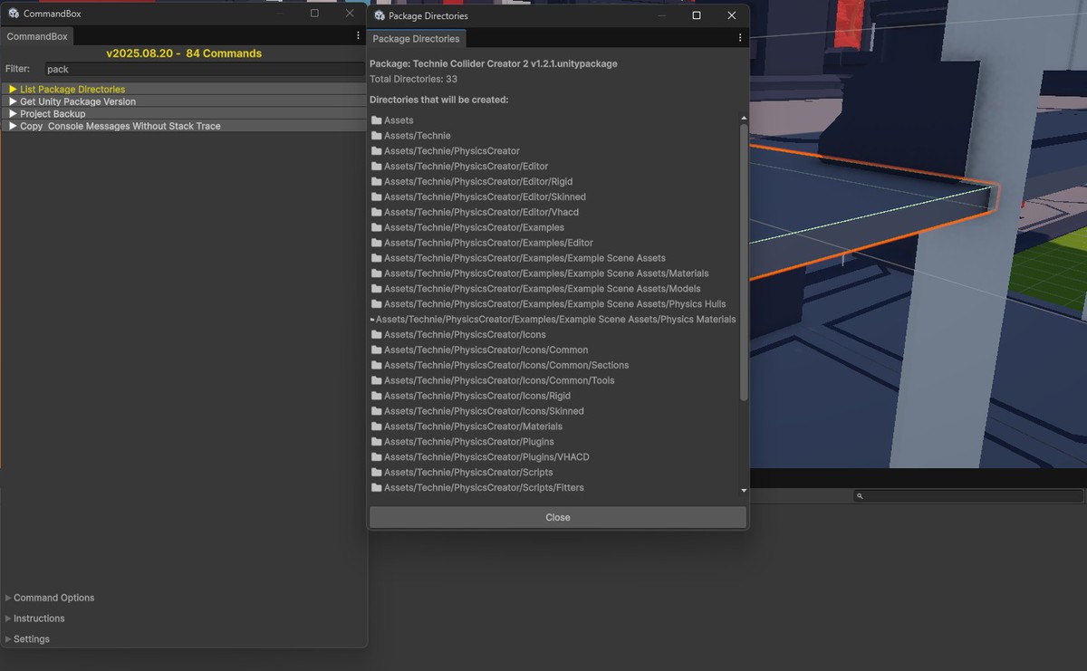 CommandBox for Unity