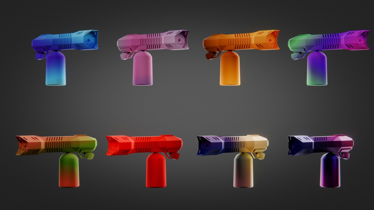 Ultimate Weapon Pack — 23 Guns + 943 Skins (Low Poly, Stylized, FPS/TPS Ready)