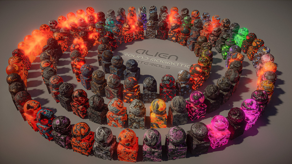 Alien Ground Materials - Magmatic