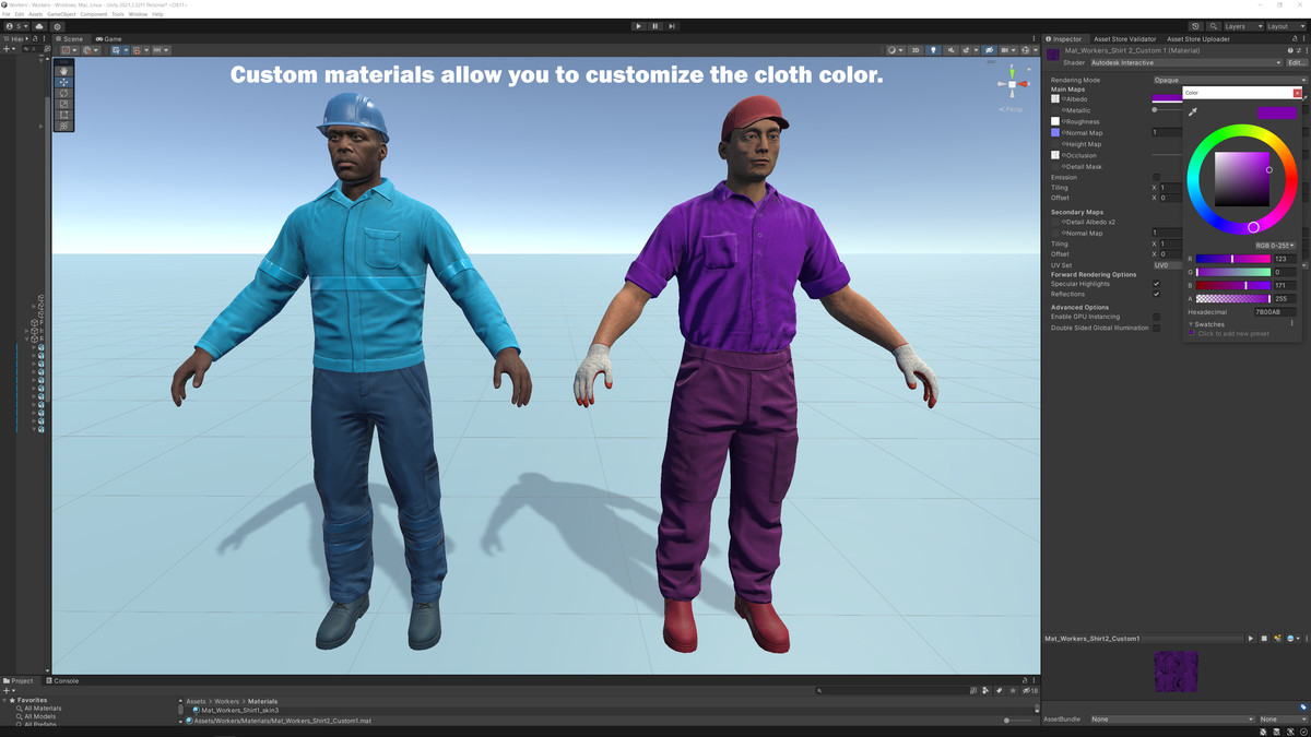 Workers Modular Character