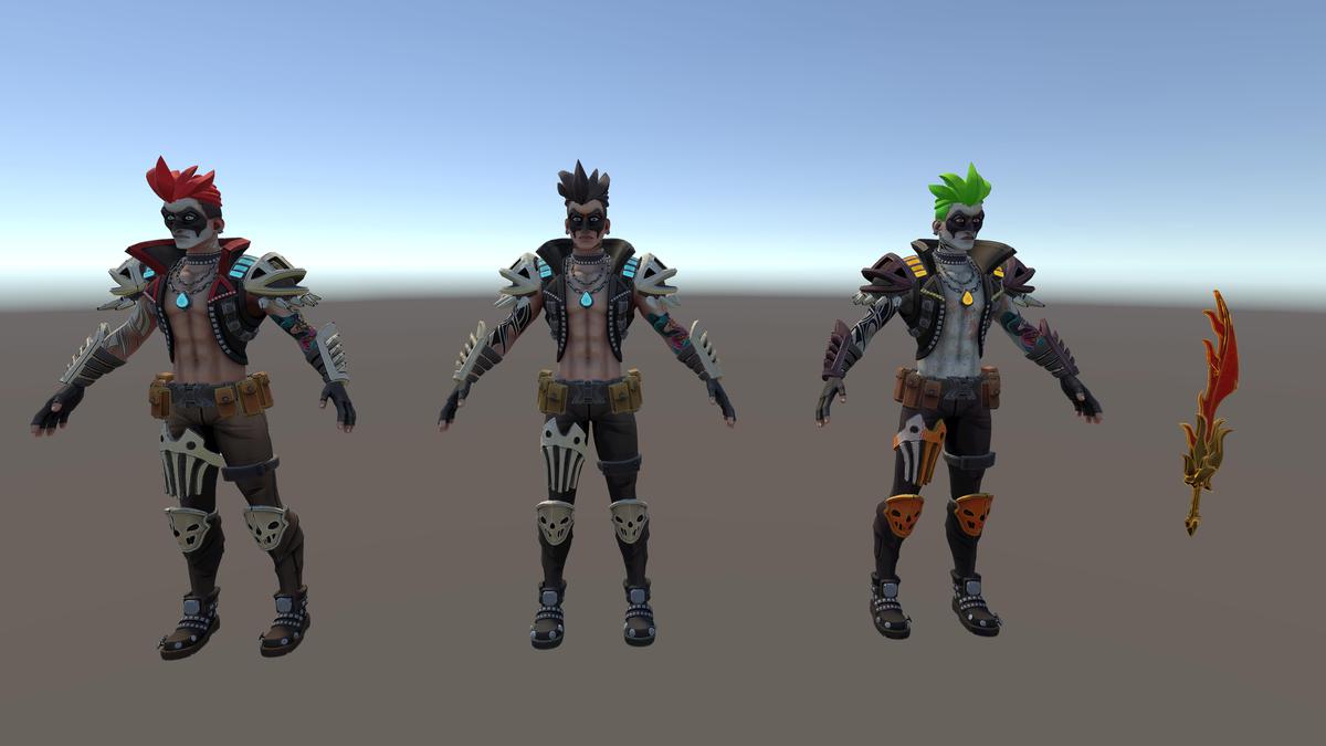 Stylized Male Punisher 01