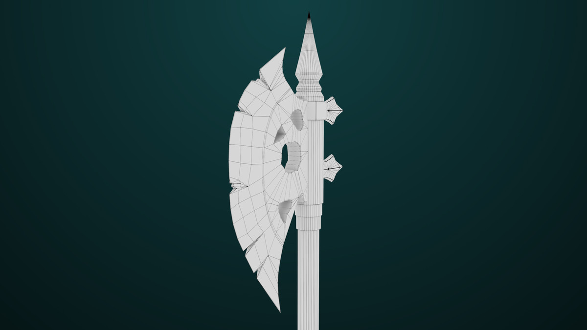 Battle Axe 16 URP HDRP Textures