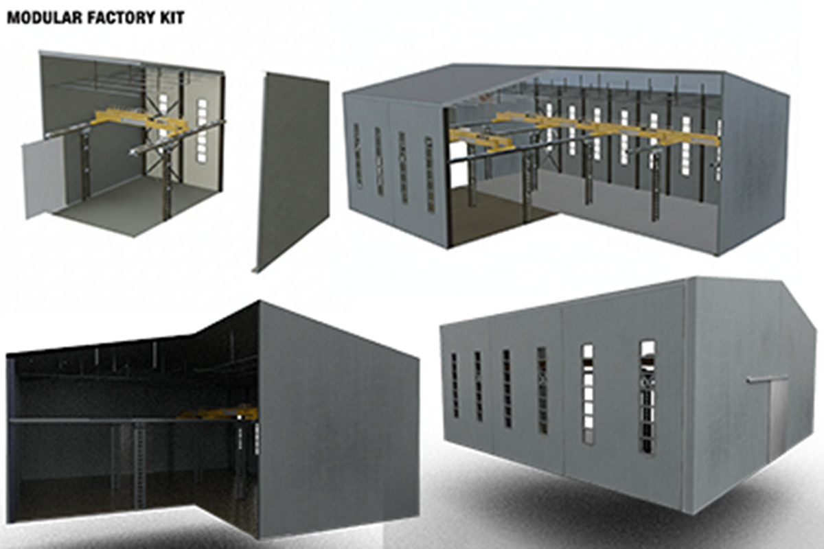 Modular Factory Kit - Scalable Low Poly Warehouse