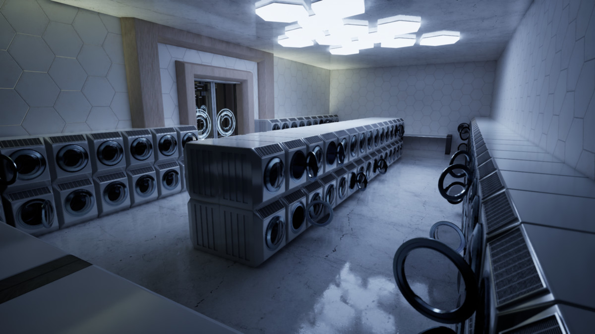 Futuristic Luxury Hotel – Sci-Fi Resort Environment