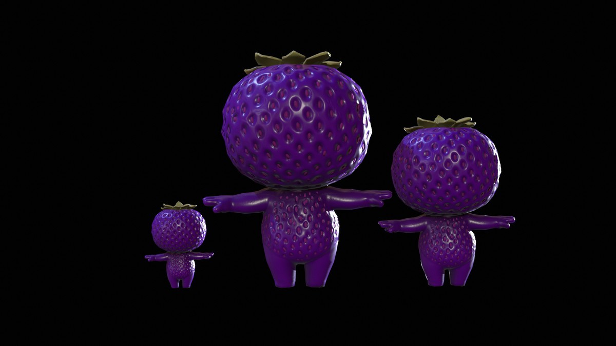 Chibi Fruit Strawberry