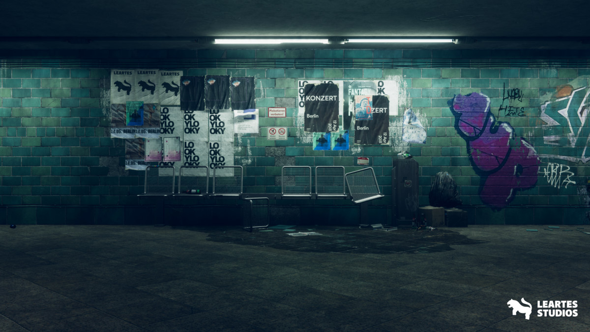 Abandoned Subway Station in Berlin