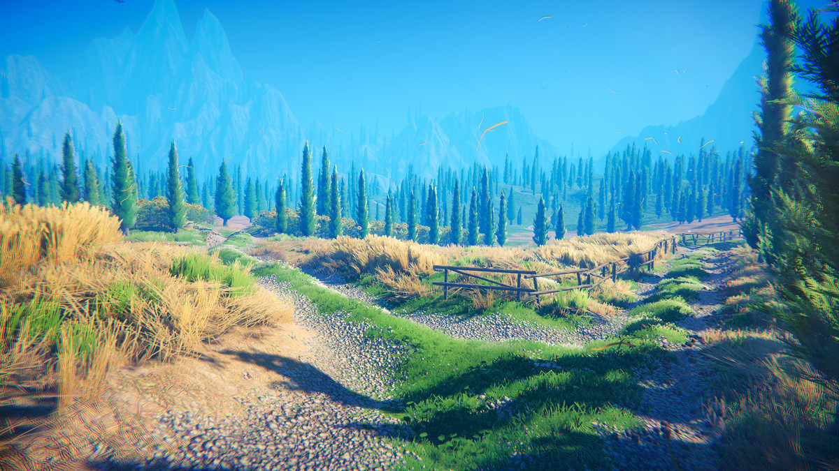 Stylized Cypress Valley