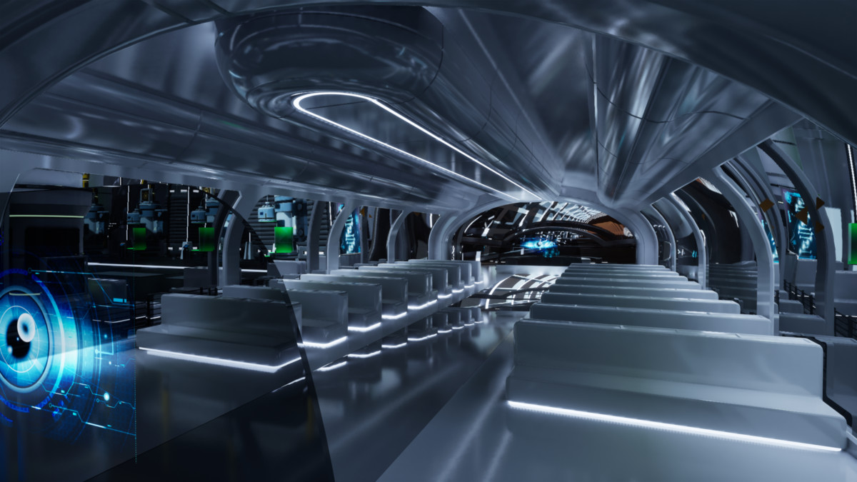 Futuristic Environment Kit Vol.4 – Sci-Fi Spaceport Hub