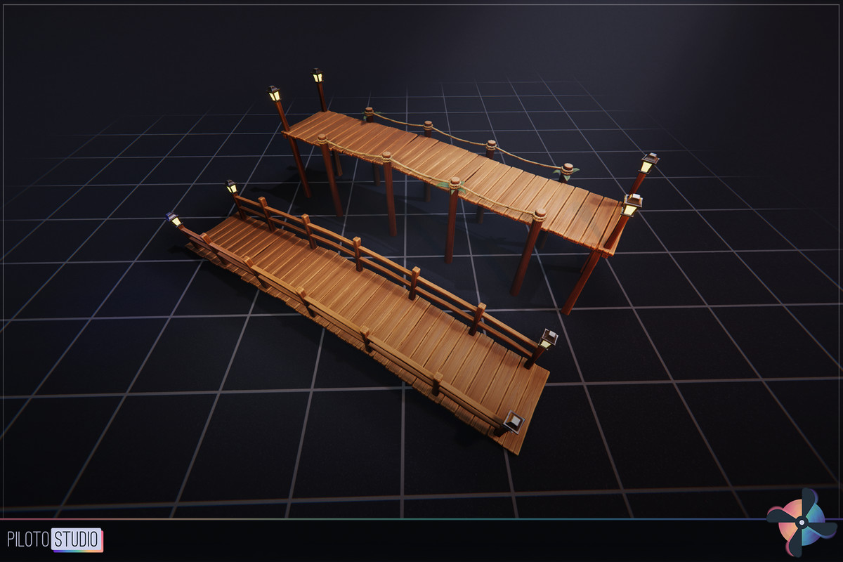 Mega Stylized PBR Environment Pack +500 Assets - Modular Houses, Water Shader