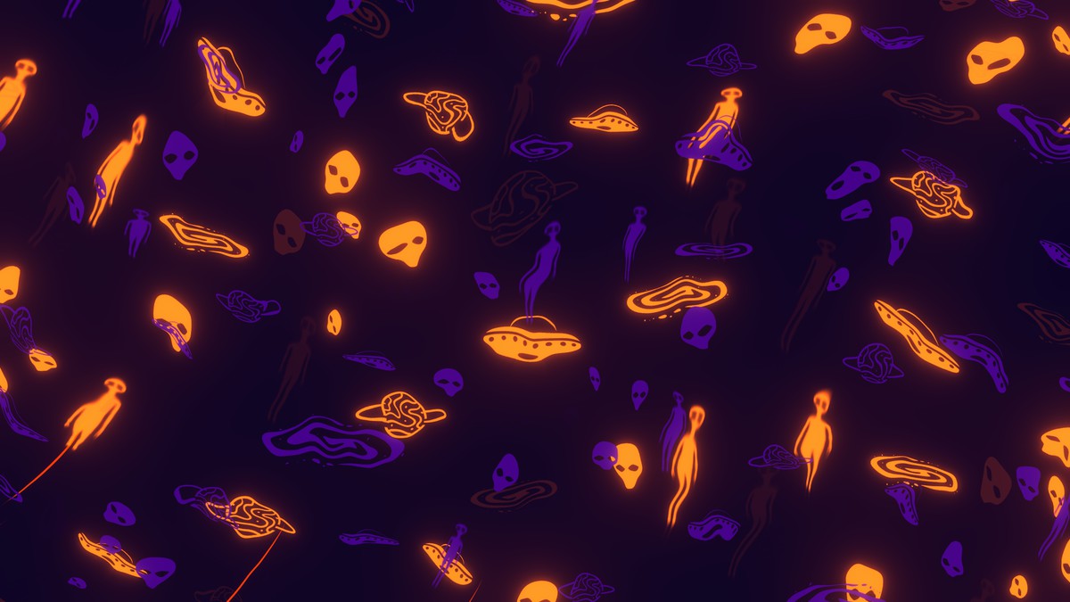 Space & Alien Background Shader